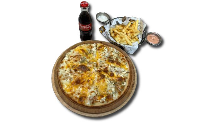 Combo 4 Peynirli Pizza