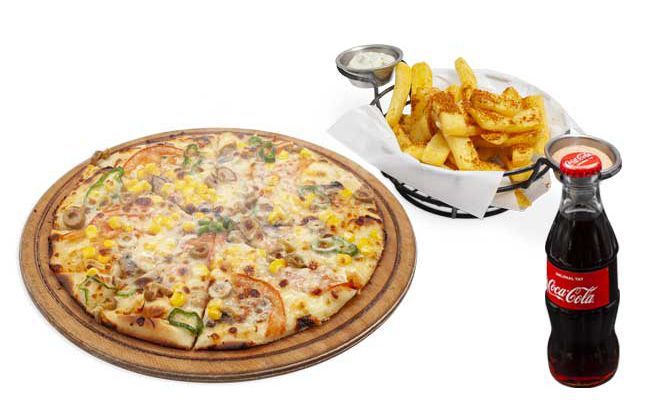 İftar Vejeteryan Pizza Menü